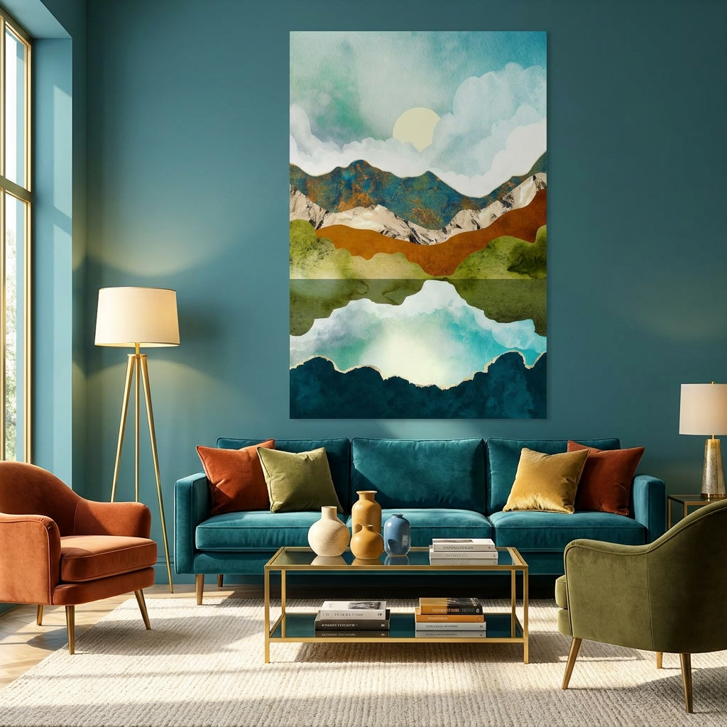 Spring Mountains - Poster Print - No Frame