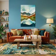 Spring Mountains - Poster Print - No Frame