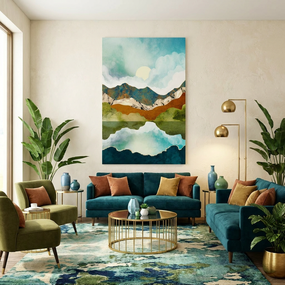 Spring Mountains - Poster Print - No Frame