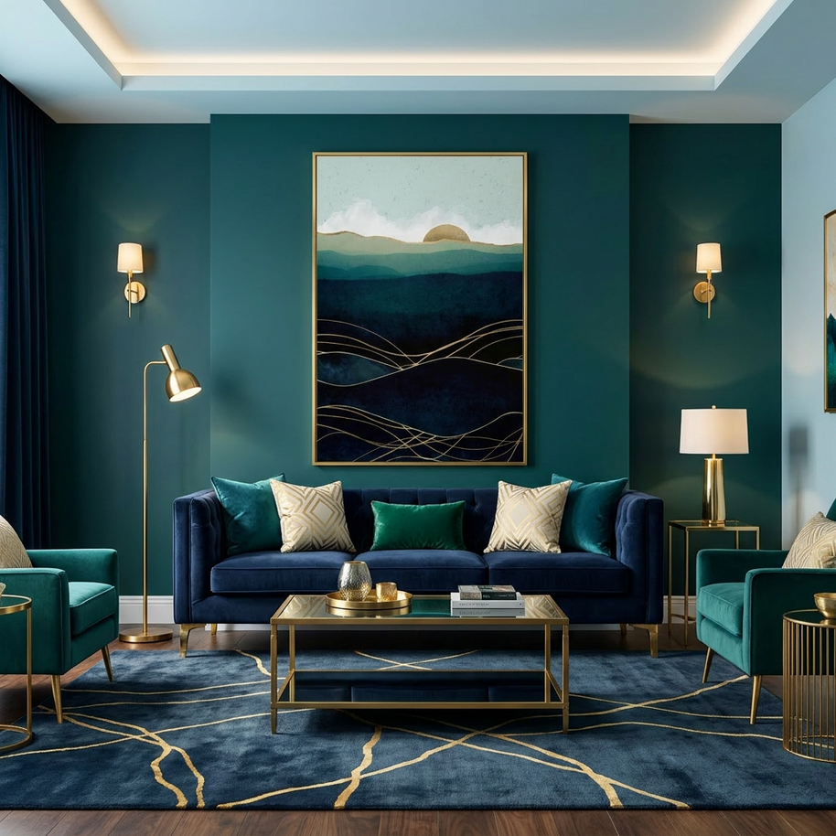 Indigo Waters - Poster Print - No Frame