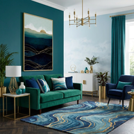 Indigo Waters - Poster Print - No Frame