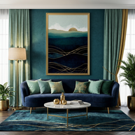 Indigo Waters - Poster Print - No Frame