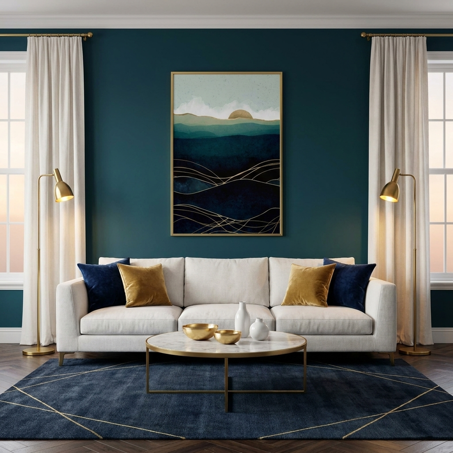 Indigo Waters - Poster Print - No Frame