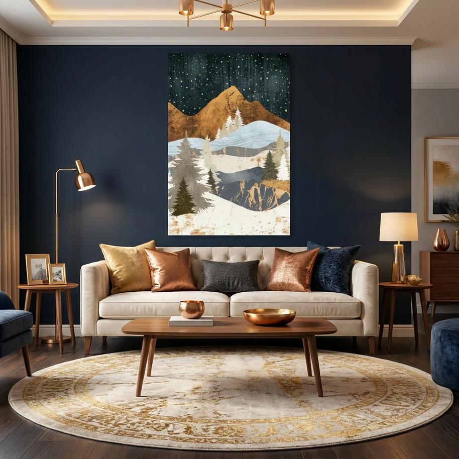 Winter Stars - Poster Print - No Frame