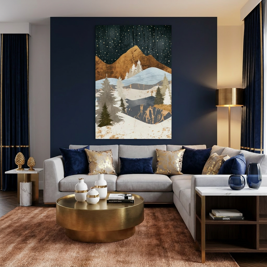 Winter Stars - Poster Print - No Frame
