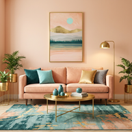 Spring Forest Lake - Poster Print - No Frame
