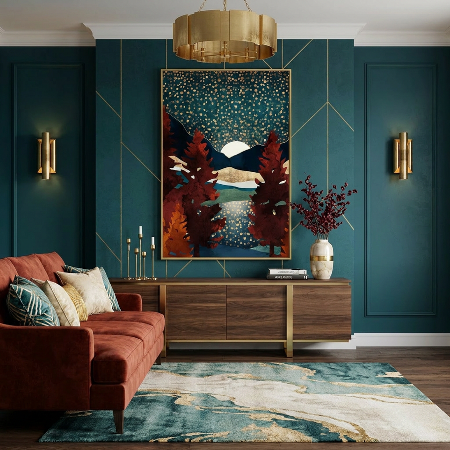 Star Sky Reflection - Poster Print - No Frame