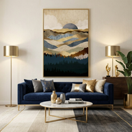 Golden Vista - Poster Print - No Frame