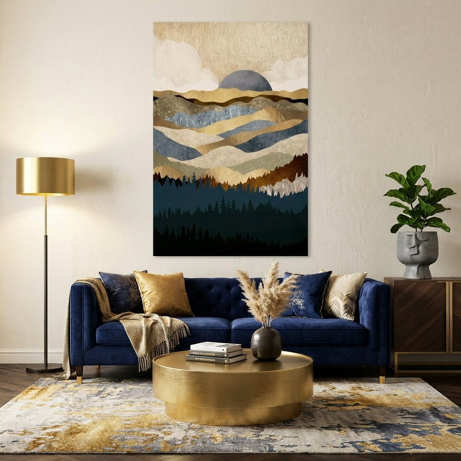 Golden Vista - Poster Print - No Frame