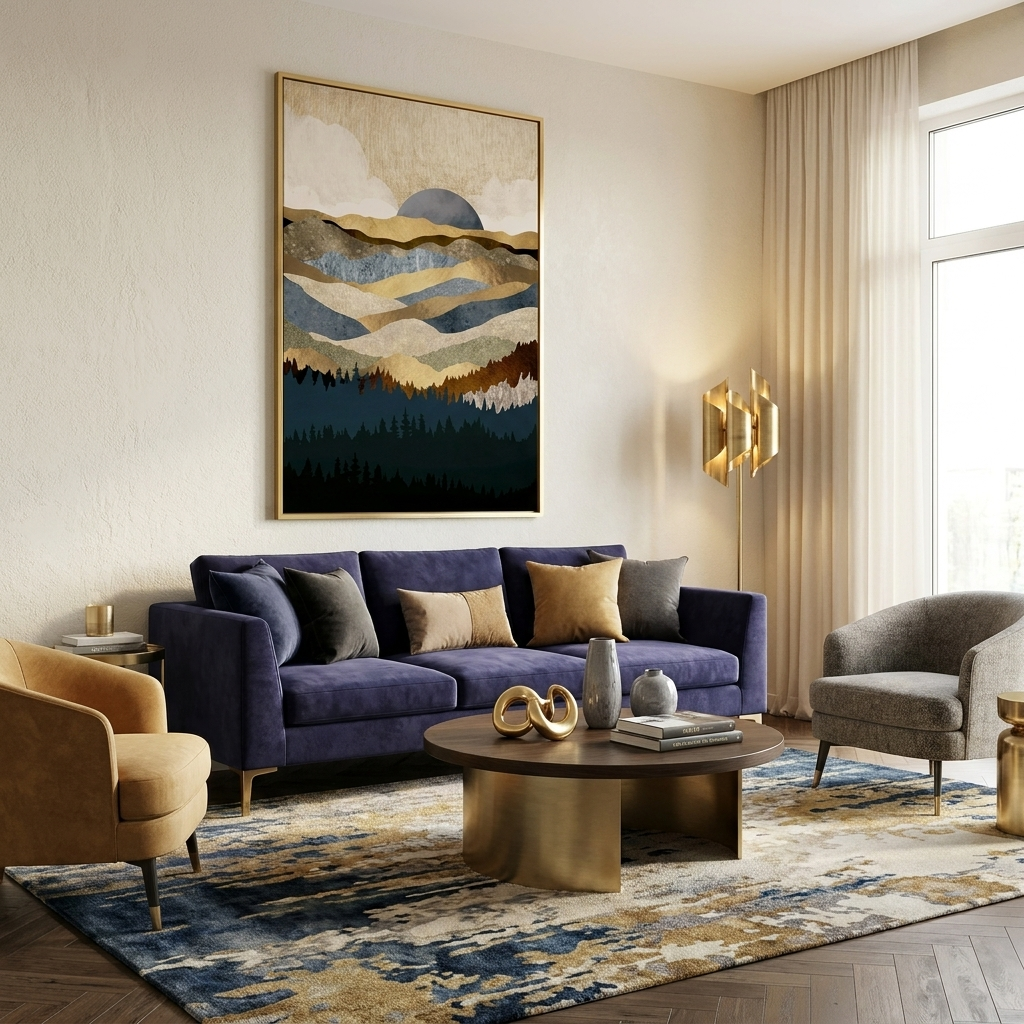 Golden Vista - Poster Print - No Frame