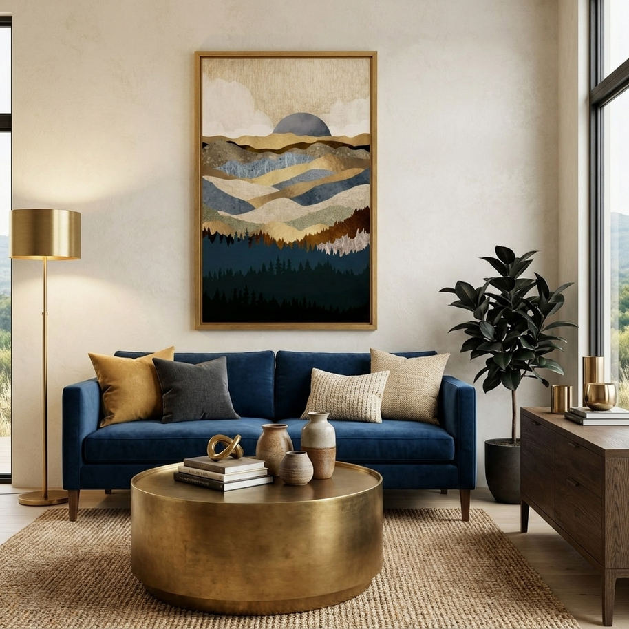 Golden Vista - Poster Print - No Frame