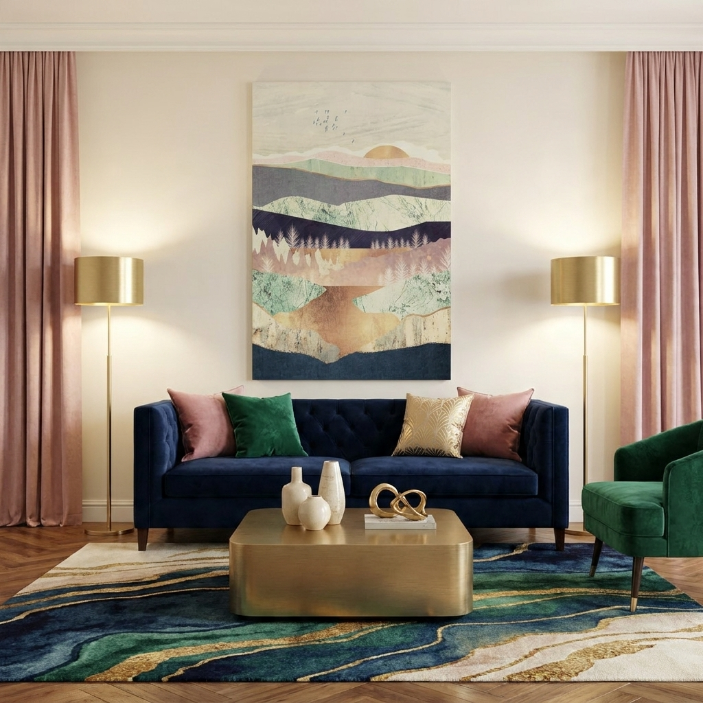 Golden Spring Reflection - Poster Print - No Frame