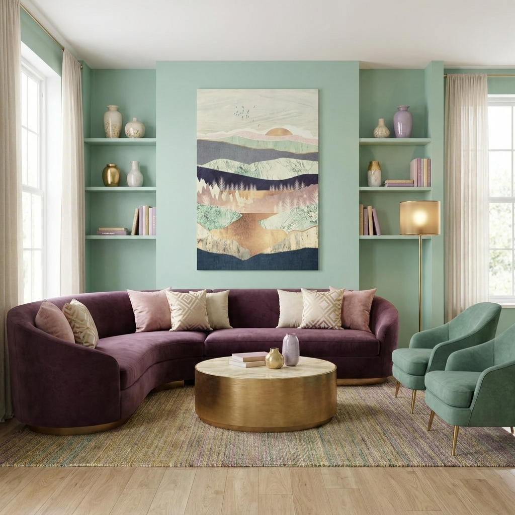Golden Spring Reflection - Poster Print - No Frame
