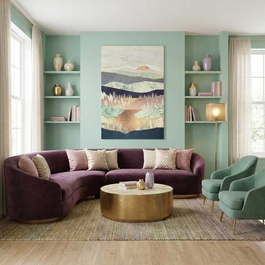 Golden Spring Reflection - Poster Print - No Frame