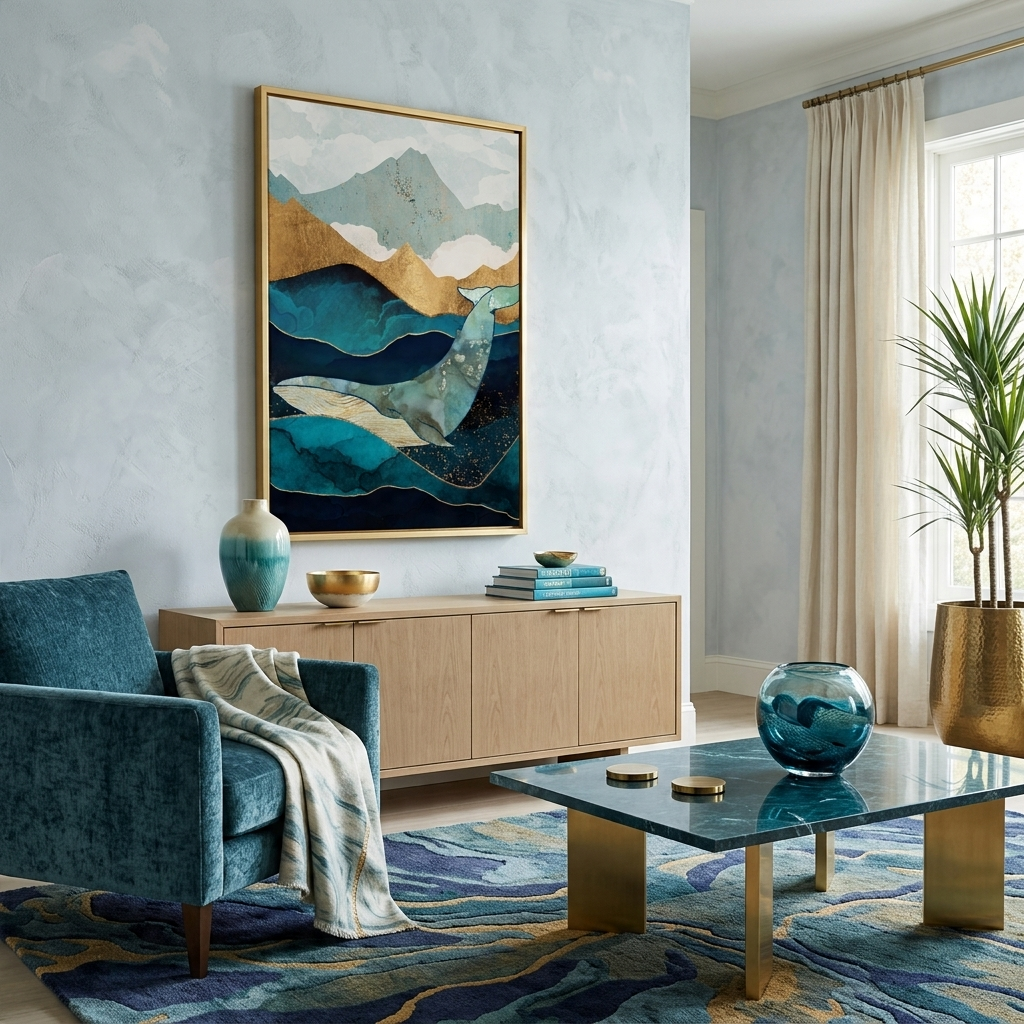 Blue Whale - Poster Print - No Frame