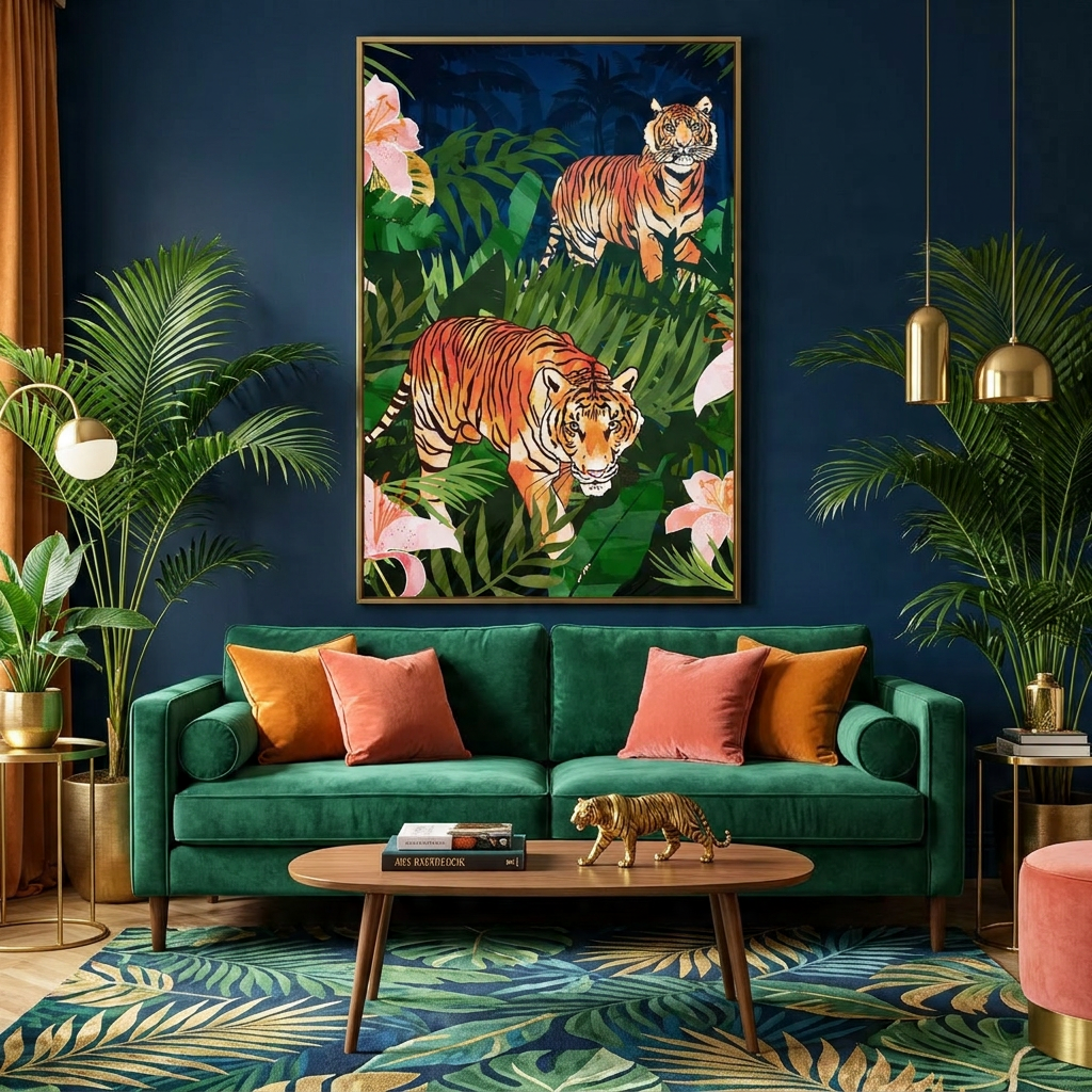 Tiger Dream - Poster Print - No Frame