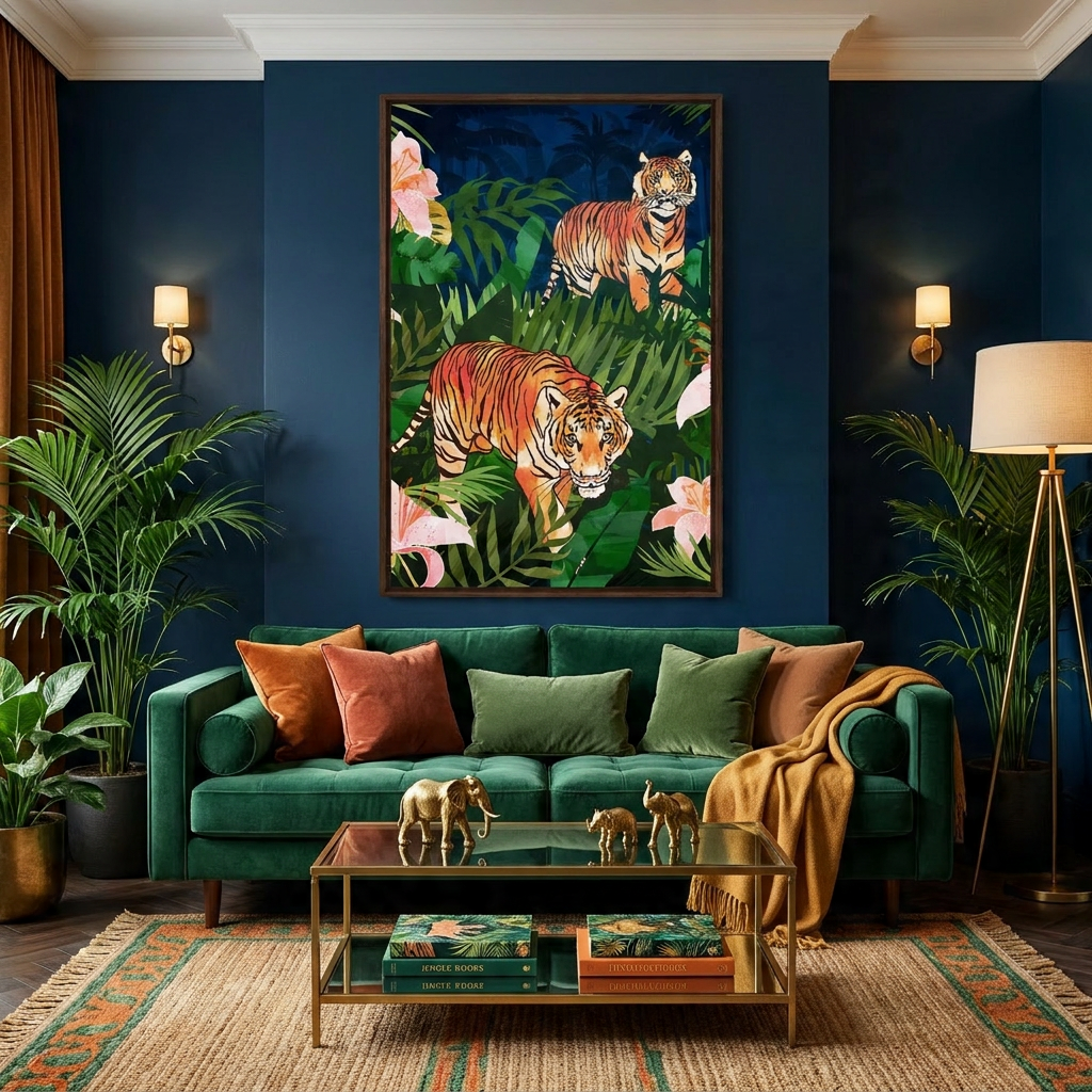 Tiger Dream - Poster Print - No Frame