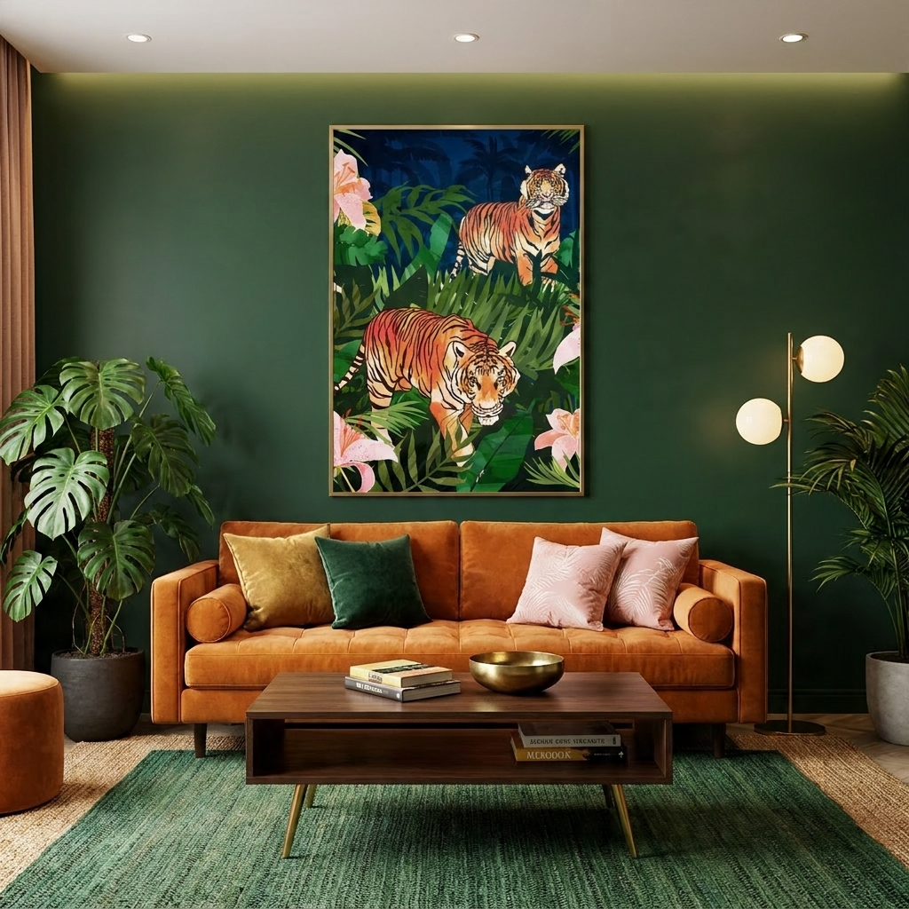 Tiger Dream - Poster Print - No Frame
