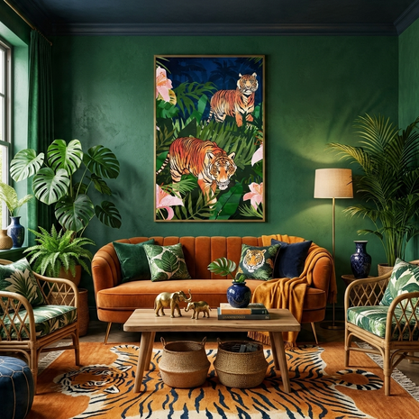 Tiger Dream - Poster Print - No Frame