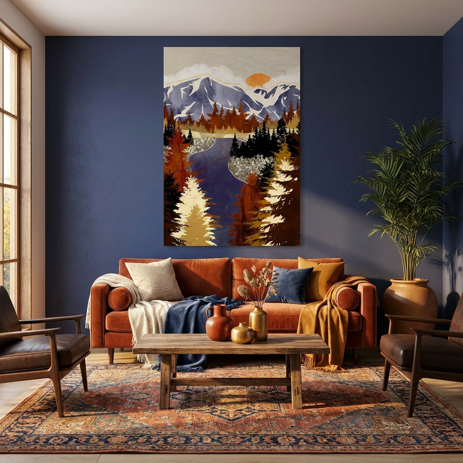 Autumn River - Poster Print - No Frame