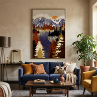 Autumn River - Poster Print - No Frame