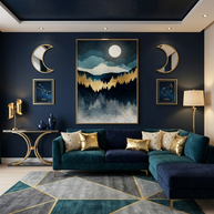 Indigo Night - Poster Print - No Frame