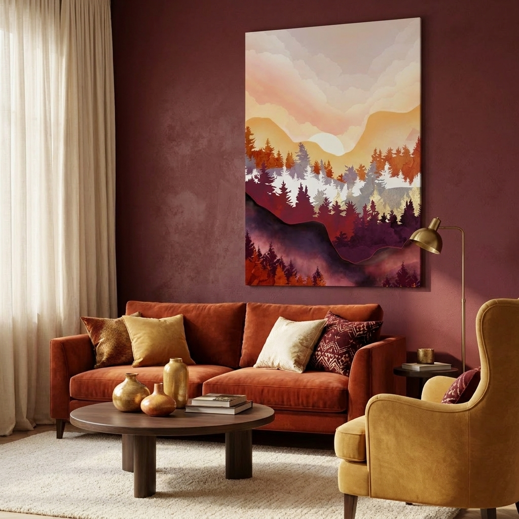 Amber Forest - Poster Print - No Frame