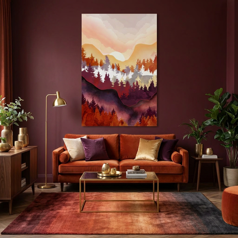 Amber Forest - Poster Print - No Frame