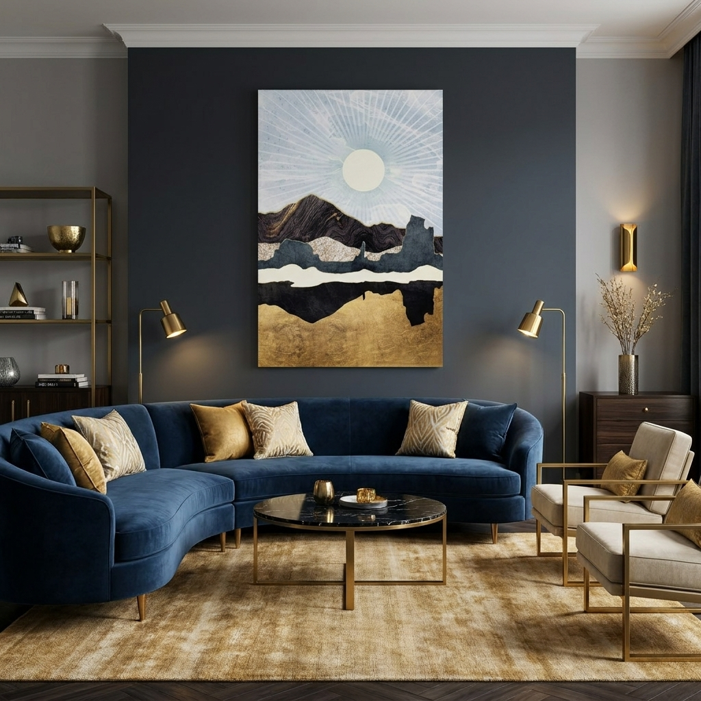 Golden Desert - Poster Print - No Frame