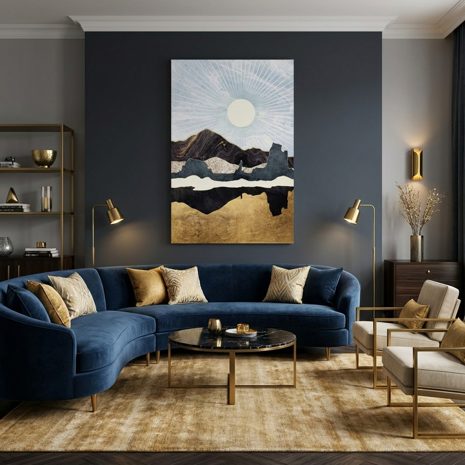 Golden Desert - Poster Print - No Frame