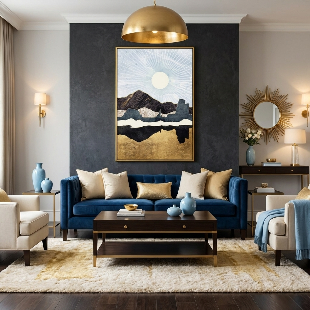 Golden Desert - Poster Print - No Frame