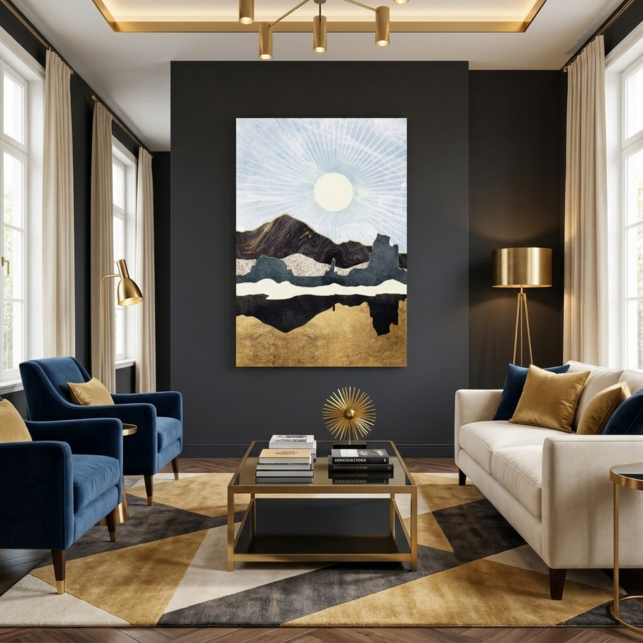 Golden Desert - Poster Print - No Frame