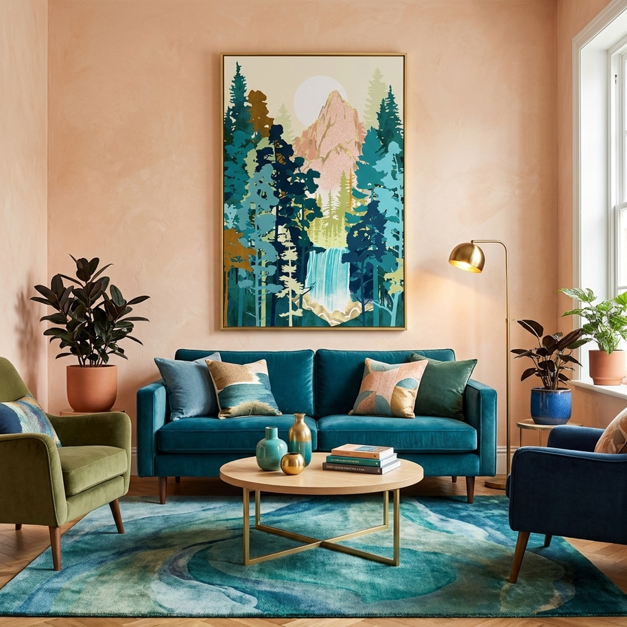 Forest Falls - Poster Print - No Frame