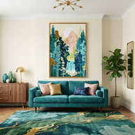 Forest Falls - Poster Print - No Frame