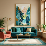 Forest Falls - Poster Print - No Frame