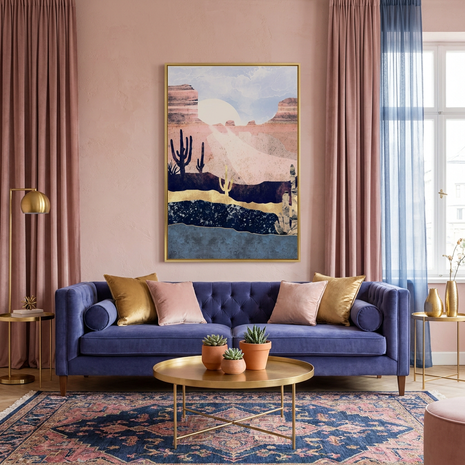 Autumn Desert - Poster Print - No Frame