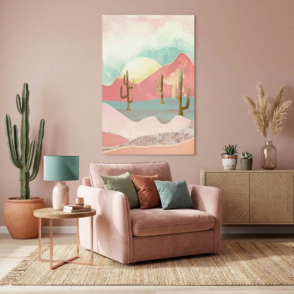 Desert Mountains - Poster Print - No Frame