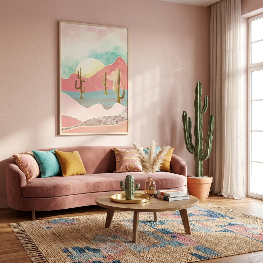 Desert Mountains - Poster Print - No Frame
