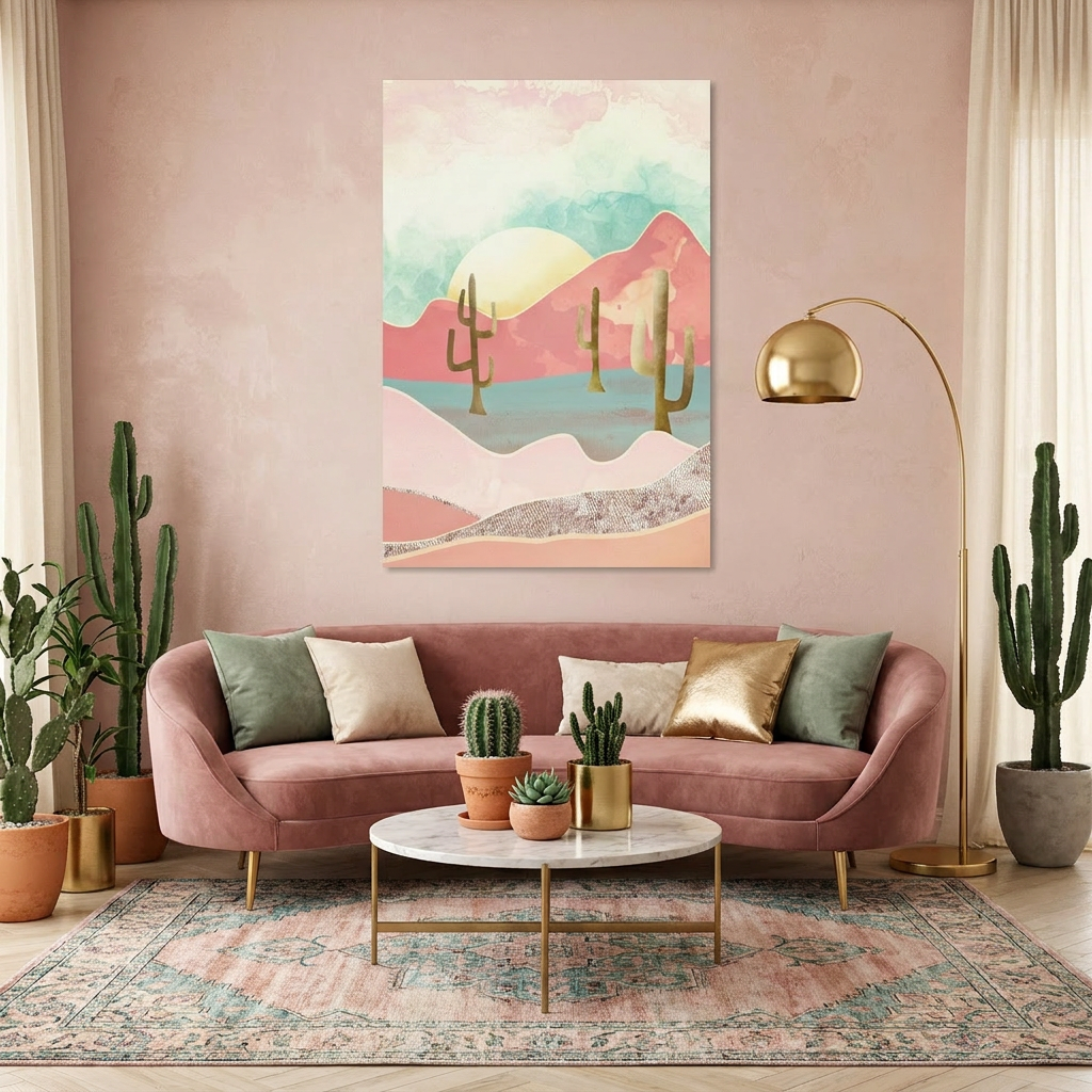 Desert Mountains - Poster Print - No Frame