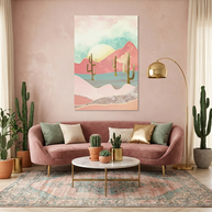 Desert Mountains - Poster Print - No Frame