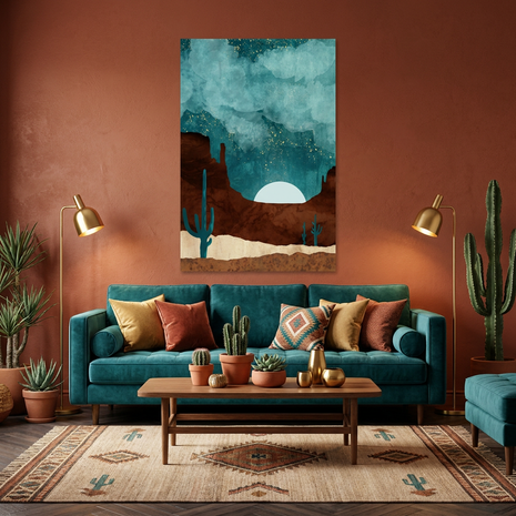 Desert Night - Poster Print - No Frame