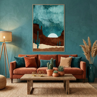 Desert Night - Poster Print - No Frame