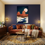 Desert Stars River - Poster Print - No Frame