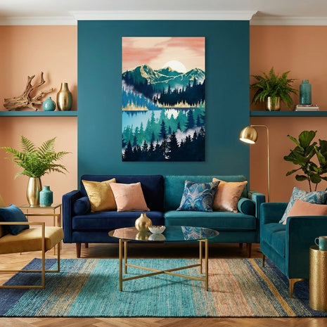 Lake Mist - Poster Print - No Frame