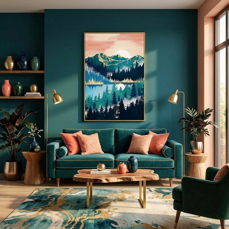 Lake Mist - Poster Print - No Frame