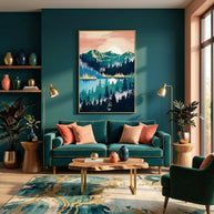 Lake Mist - Poster Print - No Frame