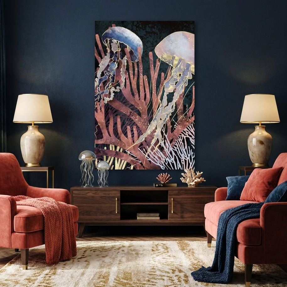 Metallic Coral - Poster Print - No Frame