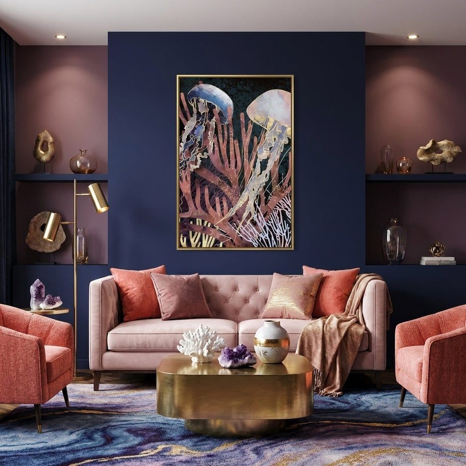 Metallic Coral - Poster Print - No Frame