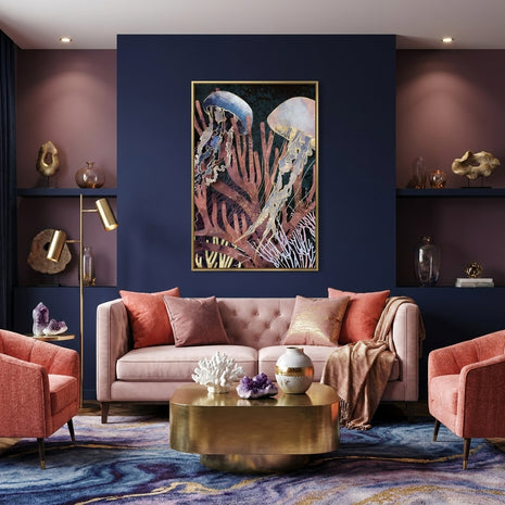 Metallic Coral - Poster Print - No Frame