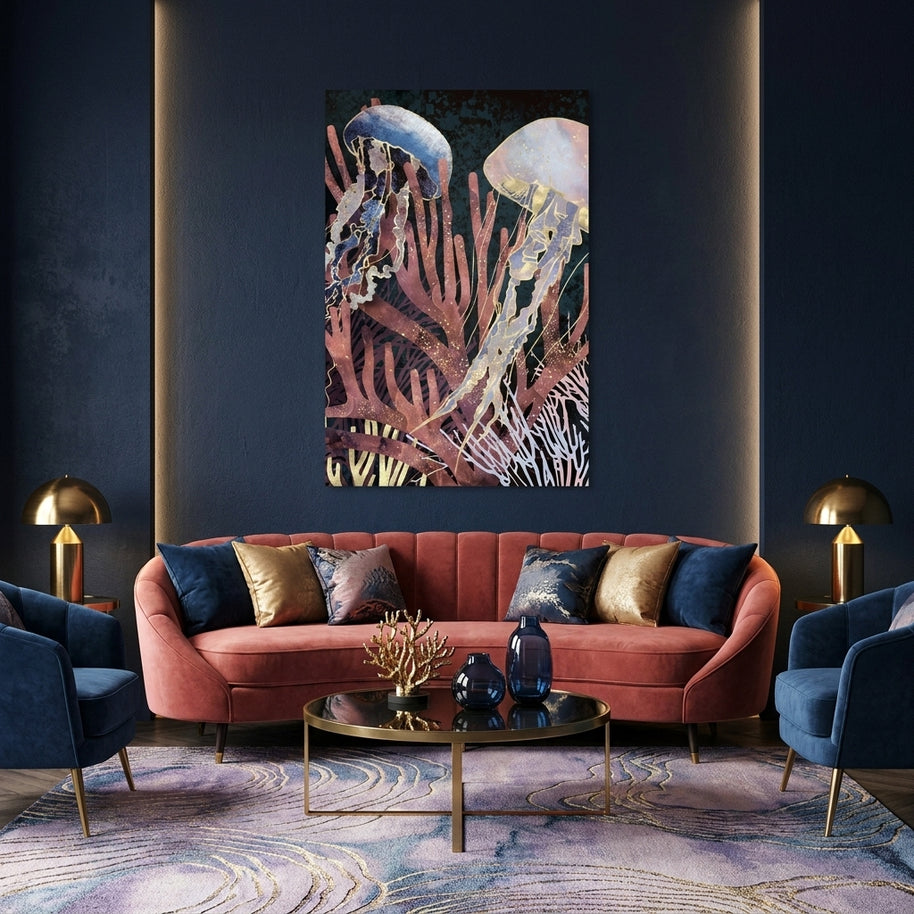 Metallic Coral - Poster Print - No Frame